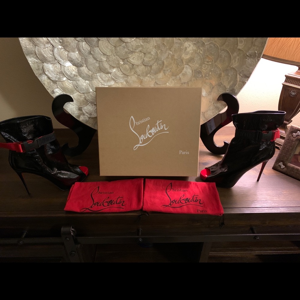 Christian Louboutin Red Bottom Booties